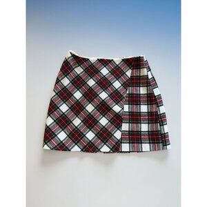 HOLLISTER Ultra High Rise Holiday Plaid Skirt Size Medium